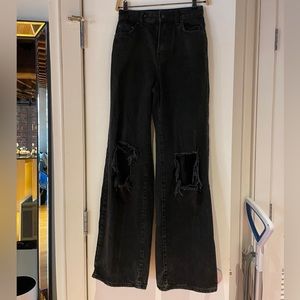 black bershka jeans